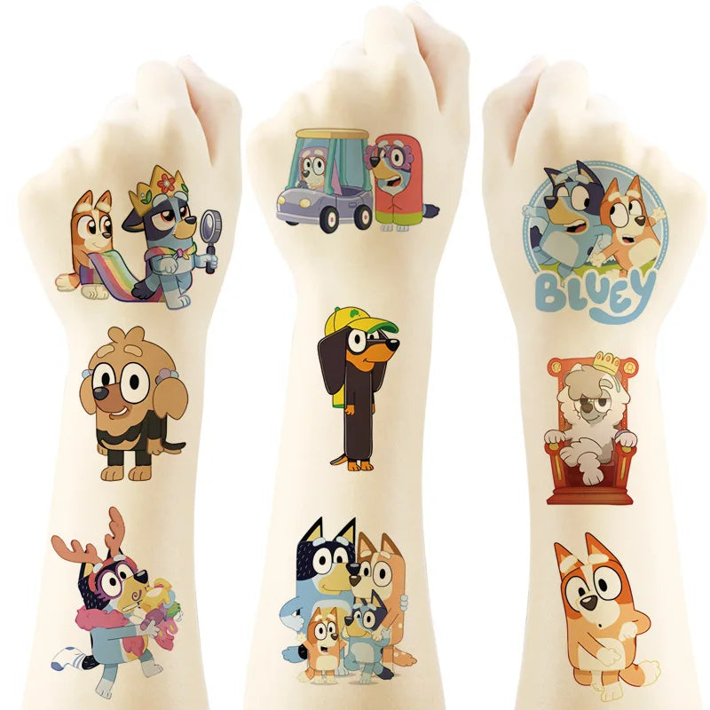 Tatuagens temporárias da Bluey