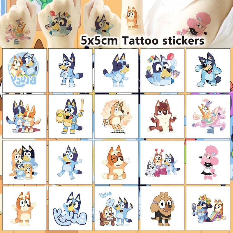 Tatuagens temporárias da Bluey