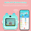 Câmera fotográfica infantil com impressora