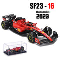 Bburago 1:43 2024 2023 F1 Scuderia Ferrari SF24 SF23 #16 lecler #55 sainz jr alloy luxury car die cast car model toy series