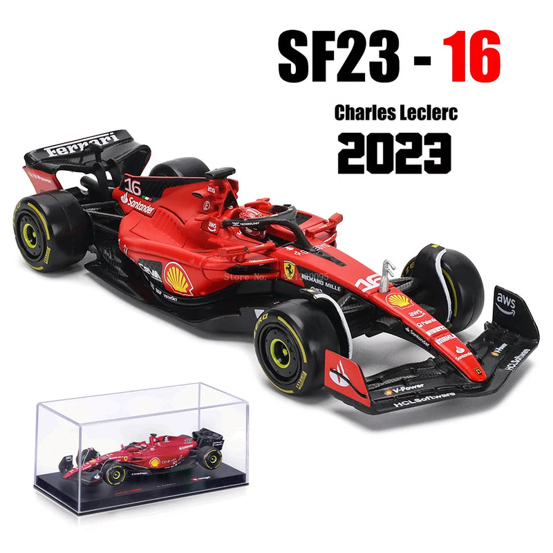 Bburago 1:43 2024 2023 F1 Scuderia Ferrari SF24 SF23 #16 lecler #55 sainz jr alloy luxury car die cast car model toy series