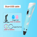 3D Printing Pen DIY Drawing Paiting  With LCD Screen Compatible PLA Filament Toys Safe With 9M PLA Christmas Birthday Gift Toys