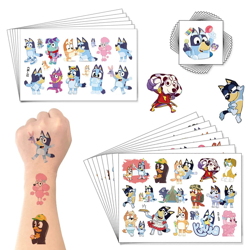 Tatuagens temporárias da Bluey
